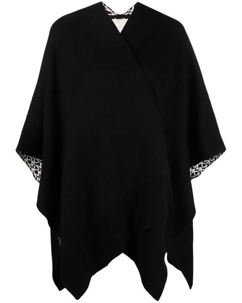 michael kors black poncho|Michael Kors poncho.